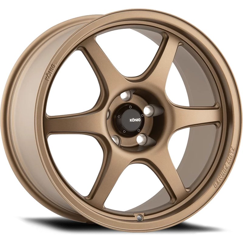 Konig 106BZ Hexaform Matte Bronze Wheels - 17x8 - 4x100 - 45 Offset — Wheels & Rims