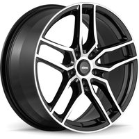 Konig 49MB Intention Machined Black 18x8 Rims 5x112 Bolt Pattern — Wheels & Rims