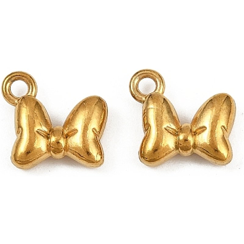 Charm en Acier Inoxydable 304 avec Plaquage en Or 18K — Breloques et pendentifs