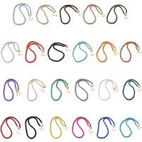 5MM Nylon Twisted Cord Necklace Making with Brass Ends and Clasp