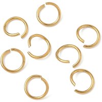 Anneaux Brisés en Acier Inoxydable 304, Plaqué Or 18K, 10mm — Accessoires pour bijoux