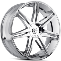 Roues Kraze KR143 Epic Chrome - 24x9.5 - Motif de boulon 5x115