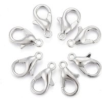 Zinc Alloy Lobster Claw Clasps, Parrot Trigger Clasps, 10x6mm — Jewelry Findings