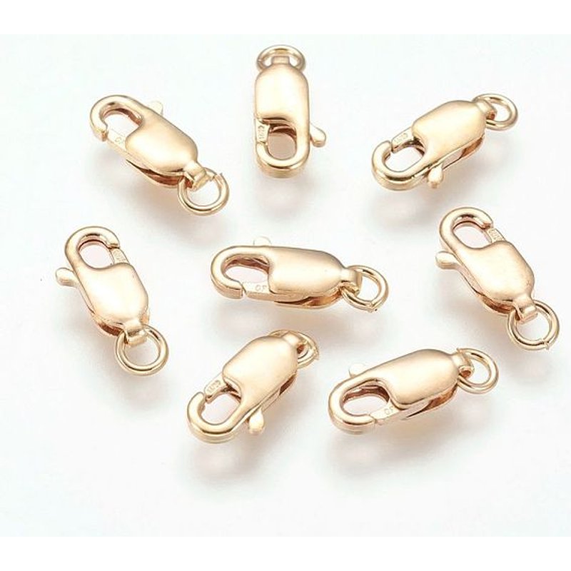 Attaches de homard en or jaune rempli, 1/20 14K or rempli — Accessoires pour bijoux