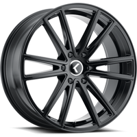 Kraze KR190 Lusso Gloss Black Wheels - 22x8.5 - 5x120 Bolt Pattern — Wheels & Rims