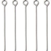 Épingles à œil en acier inoxydable 304 résistant à l'oxydation, 30 mm, 5000 pcs/sac — Accessoires pour bijoux