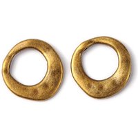 Tibetan Alloy Antique Bronze Donut Pendants, Lead Free