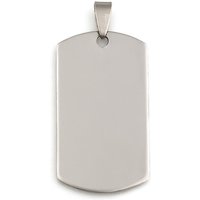 Pendentifs en Acier Inoxydable 201 Rectangle Arrondi Non-Tarnissant — Breloques et pendentifs