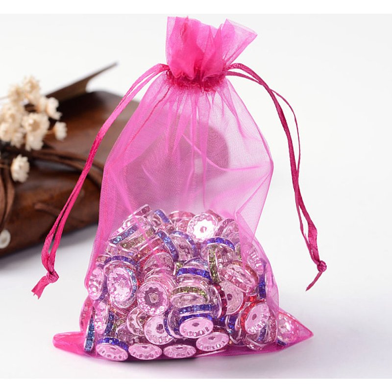 Sacs en Organza avec Cordon pour Mariages et Fêtes — Rangement et présentation