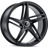 Roues Kraze KR195 Milano Satin Black - 20x8.5 - 5x120 - 38 Offset — Roues et jantes