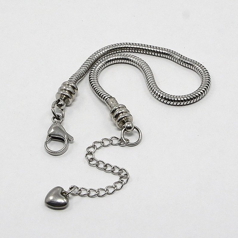 Bracelet en chaîne serpent rond européen en acier inoxydable 304 résistant à l'oxydation — Outils de création de bijoux