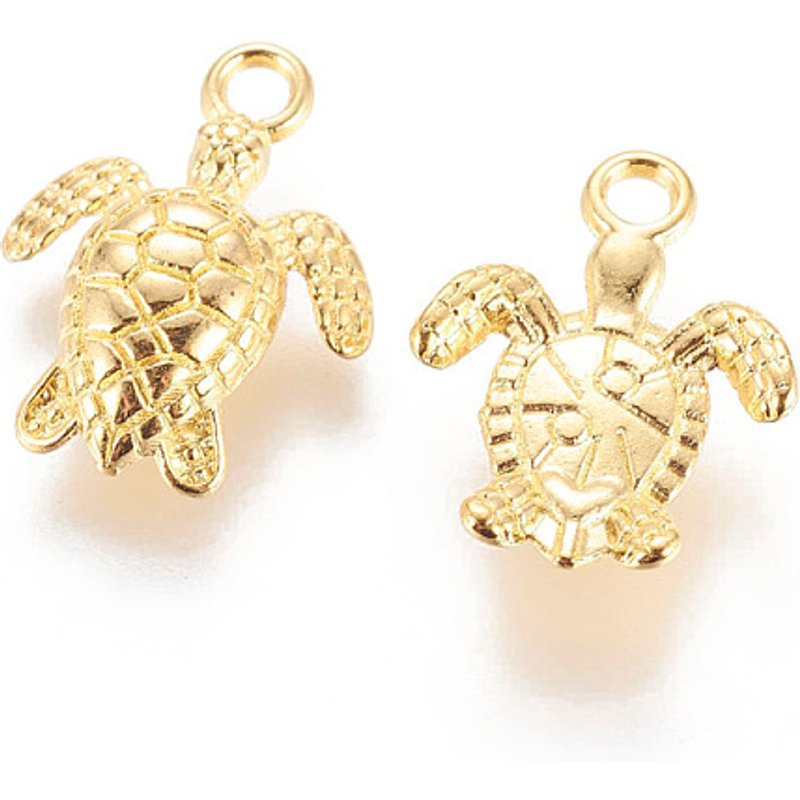 Charm en alliage, tortue, sans cadmium, sans nickel, sans plomb — Breloques et pendentifs