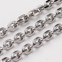 Chaînes en acier inoxydable 304 avec coupe diamant, 32,8 pieds