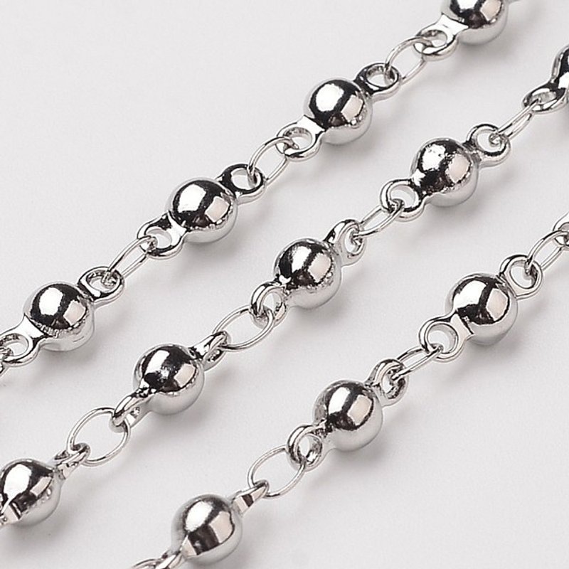 Chaînes à maillons en acier inoxydable 304, soudées, rouleau de 32,8 pieds — Chaînes, fils et cordons
