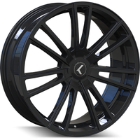 Kraze KR183 Spectra Gloss Black 22x8.5 Rims 5x114.3 Bolt Pattern — Wheels & Rims