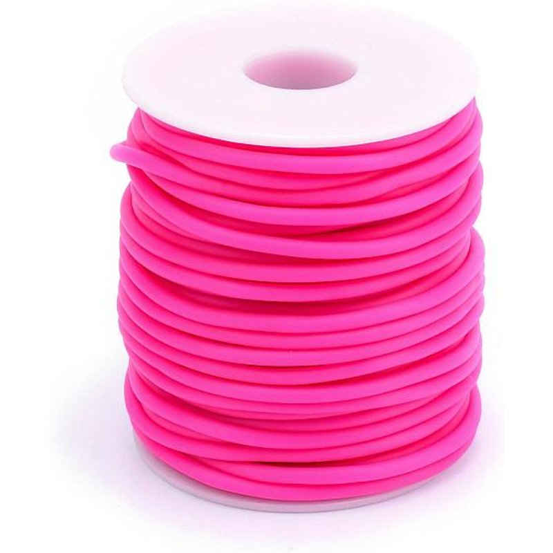 Cordon en caoutchouc synthétique tubulaire PVC sur bobine en plastique — Chaînes, fils et cordons