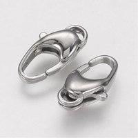 Attaches de homard en acier inoxydable 304, résistant au ternissement — Accessoires pour bijoux