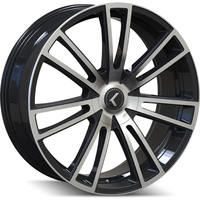 Roues Kraze KR183 Spectra Noir Brillant Usiné - 22x8.5 - 5x108