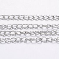 Chaînes en acier inoxydable 304 pour la fabrication de bijoux, 65,61 pieds