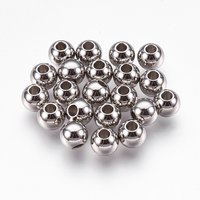 Perles de séparation en acier inoxydable 316 résistant à l'oxydation, rondelle, 8x7mm