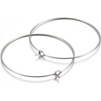 316 Surgical Stainless Steel Wine Glass Charms and Hoop Earring Findings