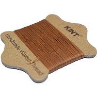 Fil en nylon ciré, Sienna, 0.65mm, 21.87 verges par carte