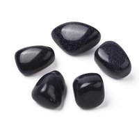 Perles de Goldstone Bleu Synthétique, Nuggets de Pierre Non Perforées — Perles à bijoux