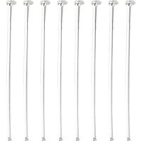 Épingles Plates en Fer, Plaquées Argent, Sans Cadmium, 673pcs — Accessoires pour bijoux
