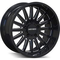 Mayhem 8114 Utopia Noir Brillant Milled Jantes 20x10 6x135 -19 Offset