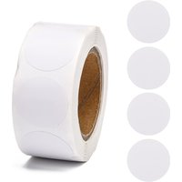 Étiquettes autocollantes blanches vierges, 25mm, 500pcs/rouleau — Outils de création de bijoux