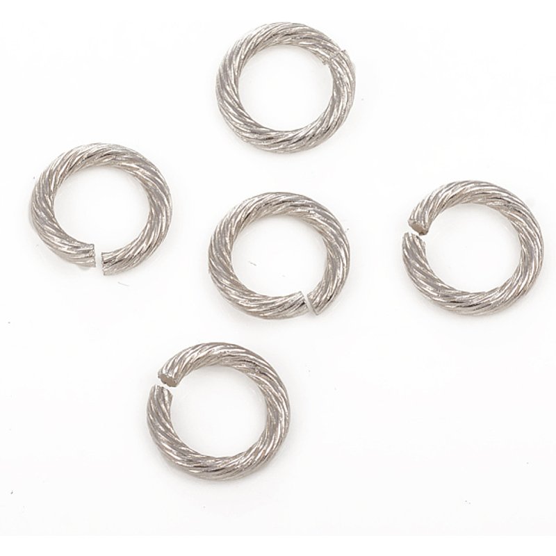 Anneaux ouverts en acier inoxydable 304 résistant à l'oxydation, 12x2mm — Accessoires pour bijoux