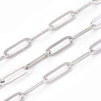 Chaînes en acier inoxydable 304, maillons soudés, rouleau de 16,4 pieds