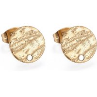 Ion Plating 304 Stainless Steel Stud Earring Findings with Backs