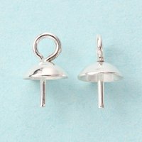 Bails à Perles en Acier Inoxydable 304 pour Perles Semi-Forées — Accessoires pour bijoux