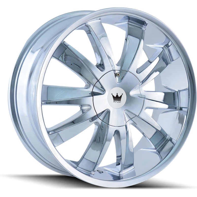 Roues Mazzi 337 Edge Chrome - 22x8.5 - Motif de boulon 5x110 — Roues et jantes