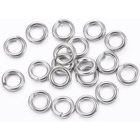 Anneaux Brisés Ouverts en Acier Inoxydable 304 Résistants au ternissement, 18 Gauge — Accessoires pour bijoux