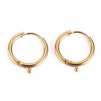 Trouvailles de Boucles d'Oreilles Huggie en Acier Inoxydable 316