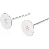 Trouvailles de Boucles d'Oreilles à Tige en Acier Inoxydable 304 12x6mm