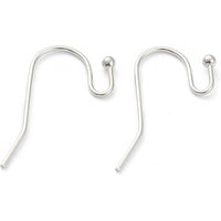 Crochets de Boucles d'Oreilles en Acier Inoxydable Chirurgical 316 Non-Tarnissant 22 Gauge
