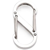 304 Stainless Steel Push Gate Snap Key Clasps - 15x7x4mm