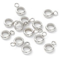 Bails Tubulaires en Acier Inoxydable 201 Non-Oxydables — Accessoires pour bijoux
