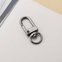 Attaches pivotants en alliage, attaches à déclenchement pour lanyard, gunmetal — Accessoires pour bijoux