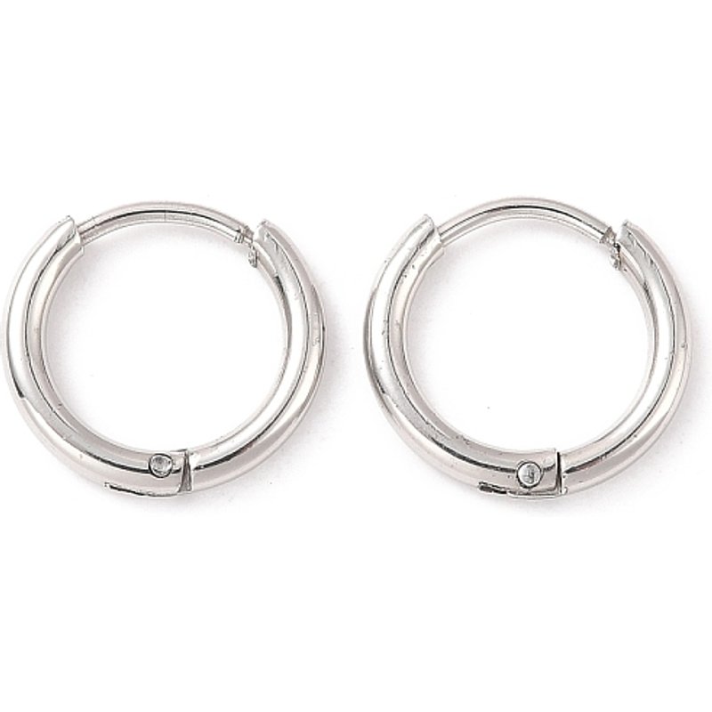 Boucles d'oreilles Huggie en acier inoxydable 304 non ternissable pour femmes — Boucles d'oreilles créoles