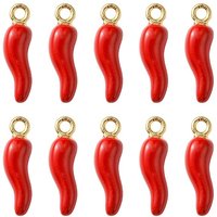 Charms en Émail en Alliage, Sans Cadmium, Sans Nickel, Sans Plomb, Rouge — Breloques et pendentifs