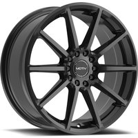 Motiv 431B Elicit Gloss Black 16x7.5 Rims 5x100 Bolt Pattern — Wheels & Rims