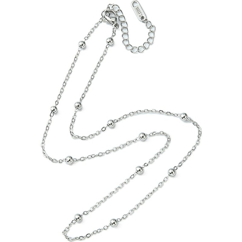 Collier Chaîne Satellite en Acier Inoxydable 304 pour Hommes et Femmes — Collier pendentif