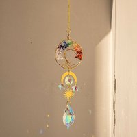 Pendentifs en Pierre Précieuse Naturelle, Capteurs de Lumière, Arbre de Vie