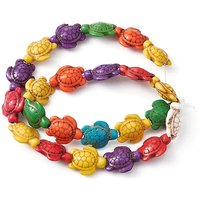 Synthetic Turquoise Turtle Beads Strands, Dyed, 15.24 inches — Jewelry Beads