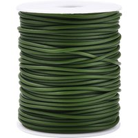 Hollow Pipe PVC Tubular Synthetic Rubber Cord - Dark Olive Green — Chains, Wire & Cord