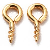 304 Stainless Steel Screw Eye Pin Peg Bails for Half Drilled Beads